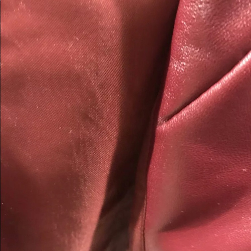 Leather Jacket ~ Siena Studio~Wine/Burgundy~Medium - image 8